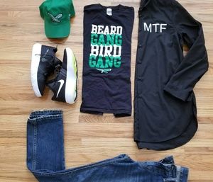 Extended Button up Shirt